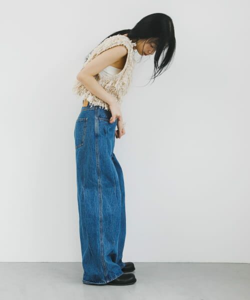 KBF タック WIDE デニム 36 KBF｜タックWIDEデニム | Rakuten Fashion(楽天ファッション／旧