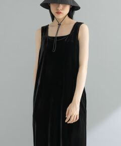 ＊＊KBF / ケービーエフ ワンピース | 『WEB限定』ベロアスクエアワンピース