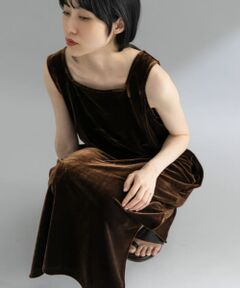 ＊＊KBF / ケービーエフ ワンピース | 『WEB限定』ベロアスクエアワンピース