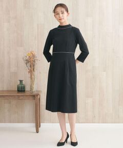 KEITH 婦人ワンピース(サイズ40) KEITH》キース レディース ワンピース ブラウン 水玉 サイズ40