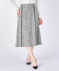 KEITH Lサイズ / キースエルサイズ ミニ・ひざ丈スカート | 【Lサイズ】スプリングツィードスカート