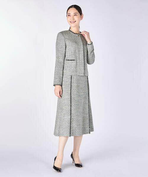 KEITH Lサイズ / キースエルサイズ ミニ・ひざ丈スカート | 【Lサイズ】スプリングツィードスカート | 詳細4