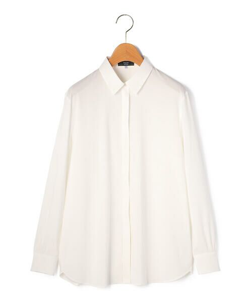 KEITH Lサイズ / キースエルサイズ シャツ・ブラウス | 【Lサイズ】ストレッチシフォンブラウス | 詳細2