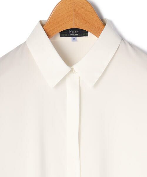 KEITH Lサイズ / キースエルサイズ シャツ・ブラウス | 【Lサイズ】ストレッチシフォンブラウス | 詳細4