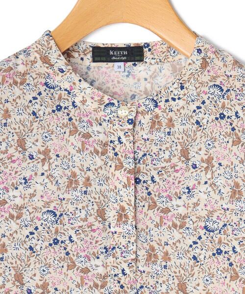 KEITH Lサイズ / キースエルサイズ シャツ・ブラウス | 【Lサイズ】Garden Bloomsブラウス | 詳細7