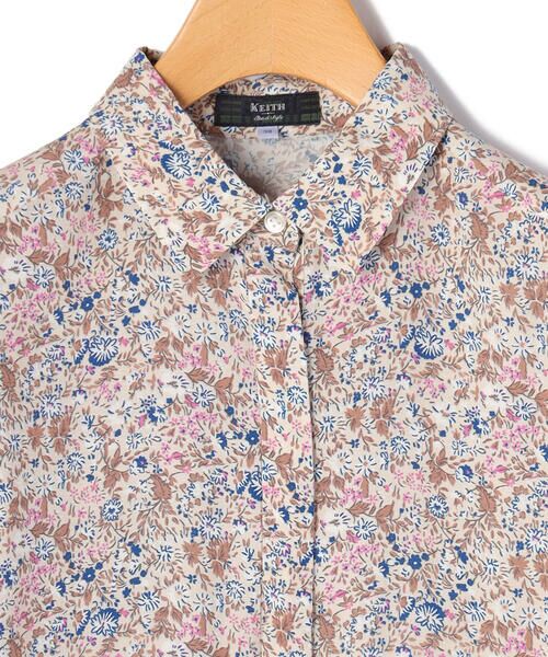 KEITH Lサイズ / キースエルサイズ シャツ・ブラウス | 【Lサイズ】Garden Bloomsブラウス | 詳細9