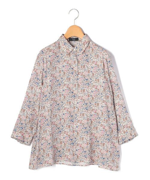 KEITH Lサイズ / キースエルサイズ シャツ・ブラウス | 【Lサイズ】Garden Bloomsブラウス（ベージュ）