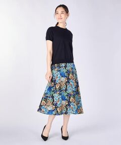 【Lサイズ】コットンハイゲージ半袖ニット