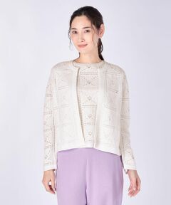 KEITH Lサイズ / キースエルサイズ ニット・セーター | 【Lサイズ】レースニットカーディガン