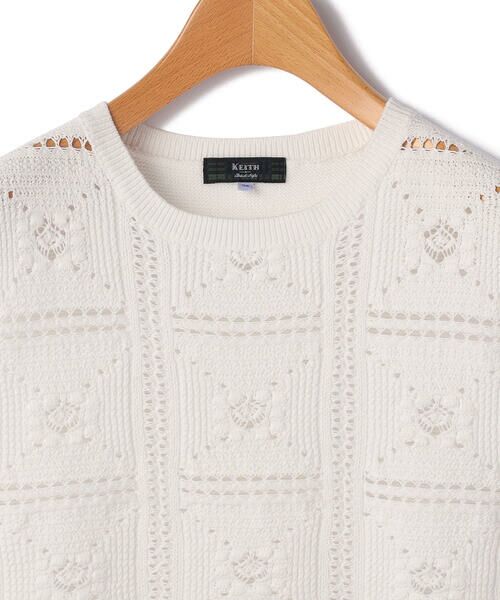 KEITH Lサイズ / キースエルサイズ ニット・セーター | 【Lサイズ】レースニットベスト | 詳細4
