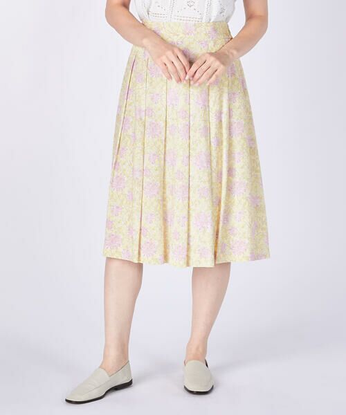KEITH Lサイズ / キースエルサイズ ミニ・ひざ丈スカート | 【Lサイズ】V&A May Morrisスカート（イエロー）