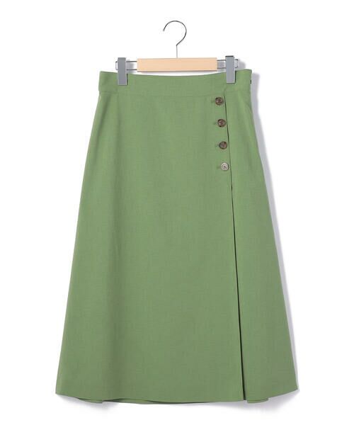 KEITH Lサイズ / キースエルサイズ ミニ・ひざ丈スカート | 【Lサイズ】ドライトロピカルスカート（グリーン）