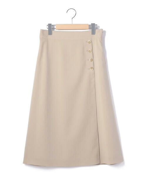 KEITH Lサイズ / キースエルサイズ ミニ・ひざ丈スカート | 【Lサイズ】ドライトロピカルスカート（ベージュ）