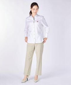 セール】 【Lサイズ】ストレッチシフォンブラウス （シャツ