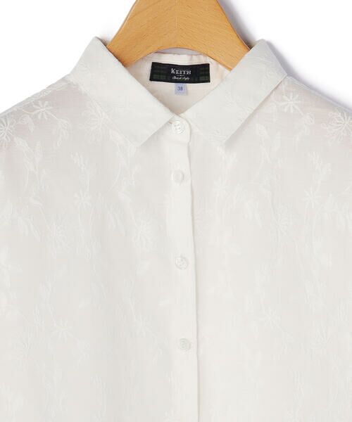 KEITH Lサイズ / キースエルサイズ シャツ・ブラウス | 【Lサイズ】エンブロイダリーブラウス | 詳細6