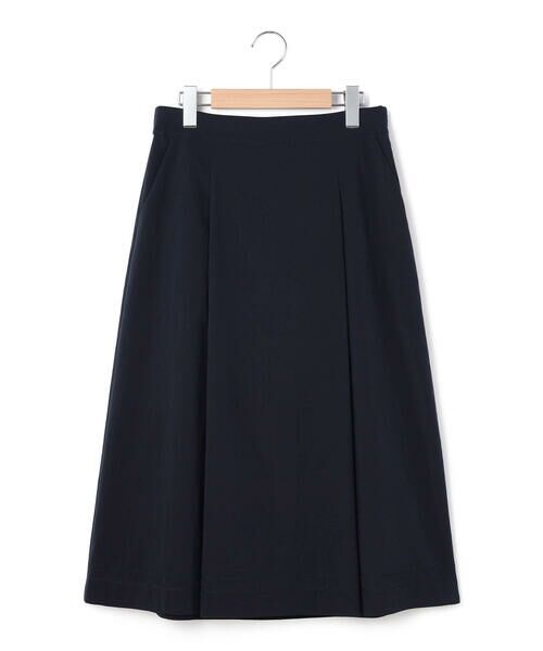 KEITH Lサイズ / キースエルサイズ ミニ・ひざ丈スカート | 【Lサイズ】クールクロススカート（ネイビー）