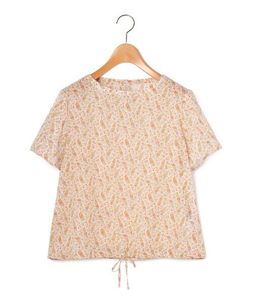 KEITH Lサイズ/キースエルサイズ 【Lサイズ】Christabel Liberty Print Blouse オレンジ 48 KEITH Lサイズ/キースエルサイズ 【Lサイズ】Christabel Liberty Print Blouse オレンジ 48