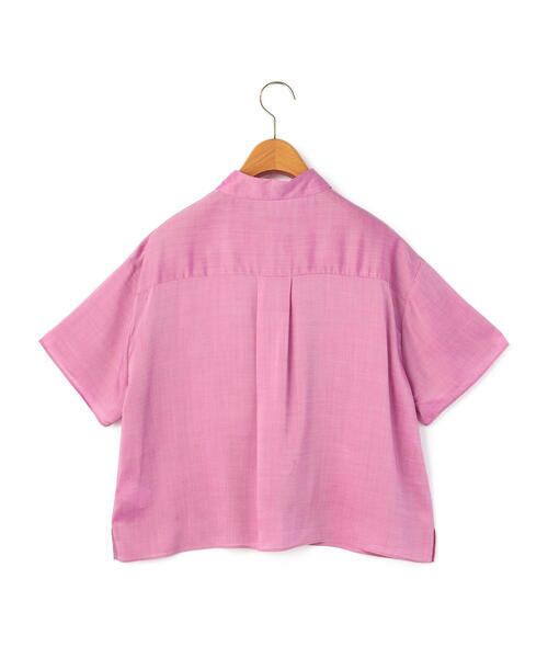 KEITH Lサイズ / キースエルサイズ シャツ・ブラウス | 【Lサイズ】ウォッシャブルキュプラブラウス | 詳細3