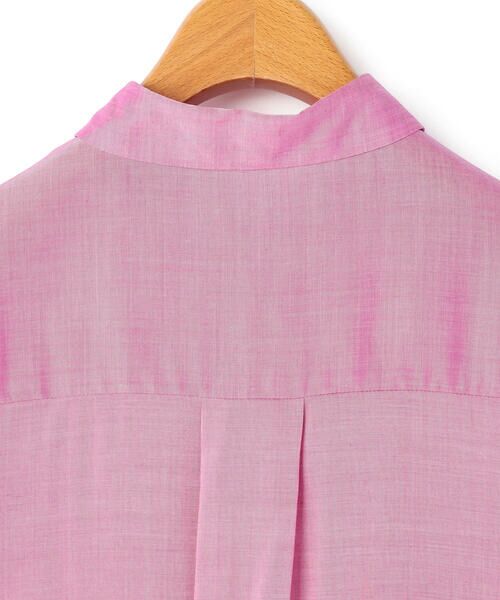 KEITH Lサイズ / キースエルサイズ シャツ・ブラウス | 【Lサイズ】ウォッシャブルキュプラブラウス | 詳細5