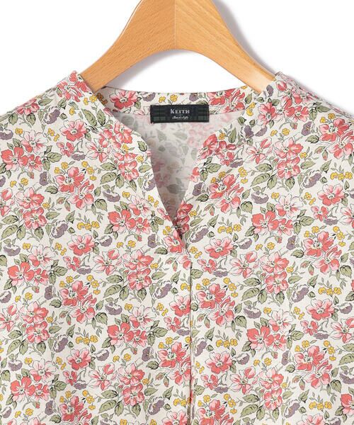 KEITH Lサイズ / キースエルサイズ カットソー | 【Lサイズ】Canina Liberty Print Cut&Sewn スタンドカラー | 詳細6