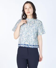 KEITH Lサイズ / キースエルサイズ シャツ・ブラウス | 【Lサイズ】Anniversary Edenham Liberty Print Half Sleeve Blouse
