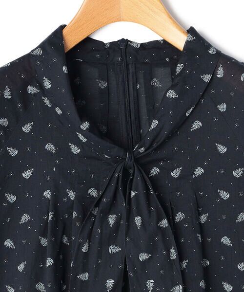 KEITH Lサイズ / キースエルサイズ シャツ・ブラウス | 【Lサイズ】プリントWightリボンブラウス | 詳細2