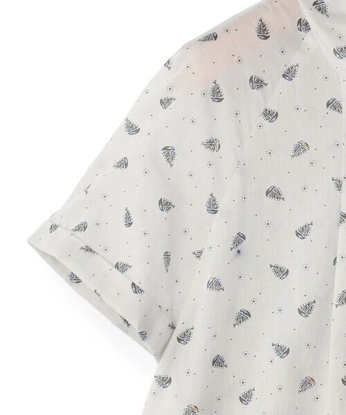 KEITH Lサイズ / キースエルサイズ シャツ・ブラウス | 【Lサイズ】プリントWightリボンブラウス | 詳細8