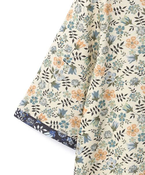 KEITH Lサイズ / キースエルサイズ カットソー | 【Lサイズ】Edenham Border Liberty Print Polo Collar Cut&Sewn | 詳細7