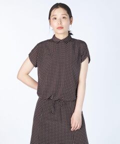KEITH Lサイズ / キースエルサイズ シャツ・ブラウス | 【Lサイズ】スクエアドットブラウス