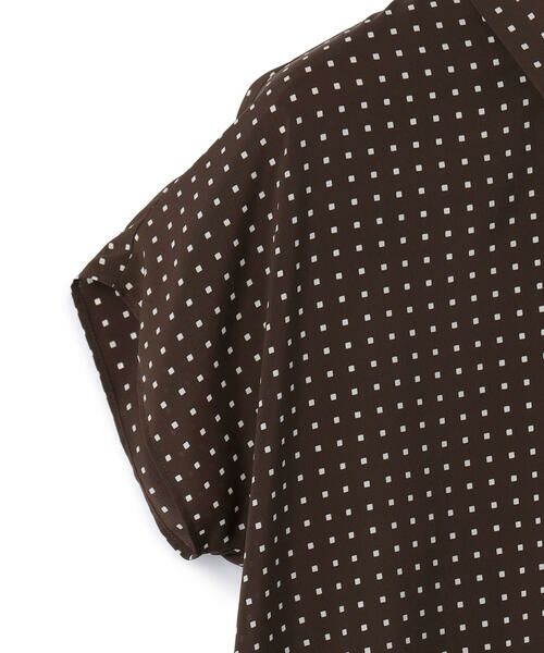 KEITH Lサイズ / キースエルサイズ シャツ・ブラウス | 【Lサイズ】スクエアドットブラウス | 詳細8