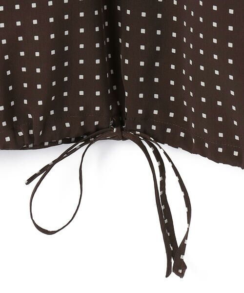 KEITH Lサイズ / キースエルサイズ シャツ・ブラウス | 【Lサイズ】スクエアドットブラウス | 詳細10