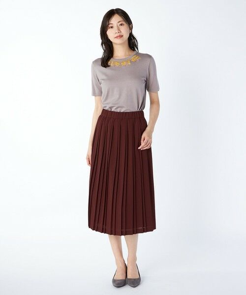 KEITH Lサイズ / キースエルサイズ ミニ・ひざ丈スカート | 【Lサイズ】ソフトポプリンスカート | 詳細5