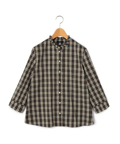 KEITH Lサイズ / キースエルサイズ シャツ・ブラウス | 【Lサイズ】ブロードチェックブラウス | 詳細4