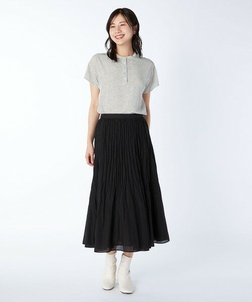 KEITH Lサイズ / キースエルサイズ シャツ・ブラウス | 【Lサイズ】プリントペブルブラウス | 詳細1