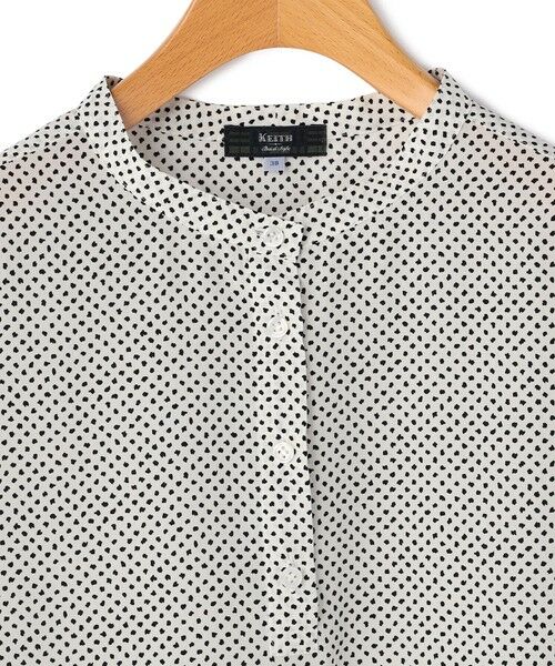 KEITH Lサイズ / キースエルサイズ シャツ・ブラウス | 【Lサイズ】プリントペブルブラウス | 詳細4