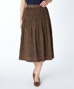 KEITH Lサイズ / キースエルサイズ ミニ・ひざ丈スカート | 【Lサイズ】スモールリーフPtスカート