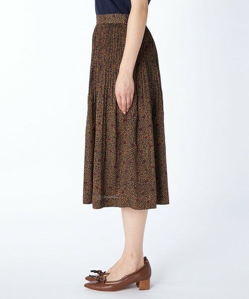 KEITH Lサイズ / キースエルサイズ ミニ・ひざ丈スカート | 【Lサイズ】スモールリーフPtスカート | 詳細1