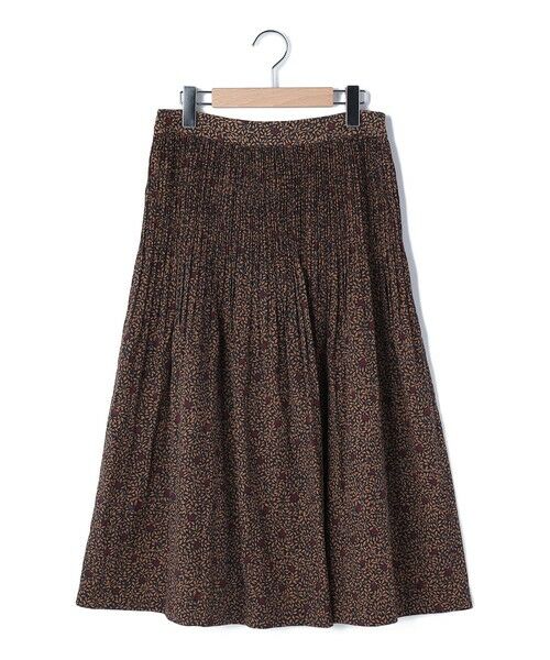 KEITH Lサイズ / キースエルサイズ ミニ・ひざ丈スカート | 【Lサイズ】スモールリーフPtスカート | 詳細4