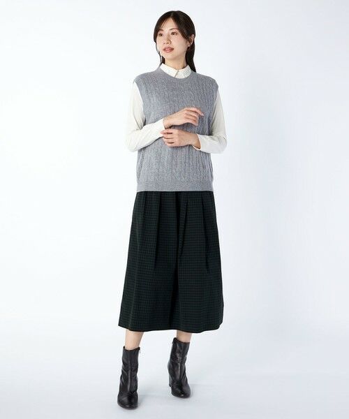 KEITH Lサイズ / キースエルサイズ ミニ・ひざ丈スカート | 【Lサイズ】C/Nクロススカート | 詳細5