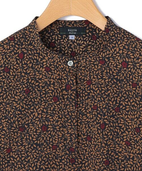 KEITH Lサイズ / キースエルサイズ シャツ・ブラウス | 【Lサイズ】スモールリーフPtブラウス | 詳細3