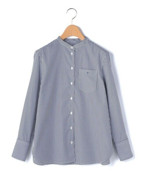 KEITH Lサイズ / キースエルサイズ シャツ・ブラウス | 【Lサイズ】ロンドンストライプスタンドカラーブラウス | 詳細2