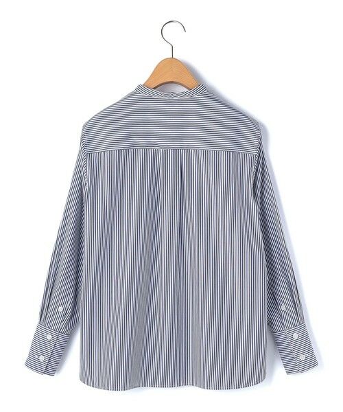 KEITH Lサイズ / キースエルサイズ シャツ・ブラウス | 【Lサイズ】ロンドンストライプスタンドカラーブラウス | 詳細3