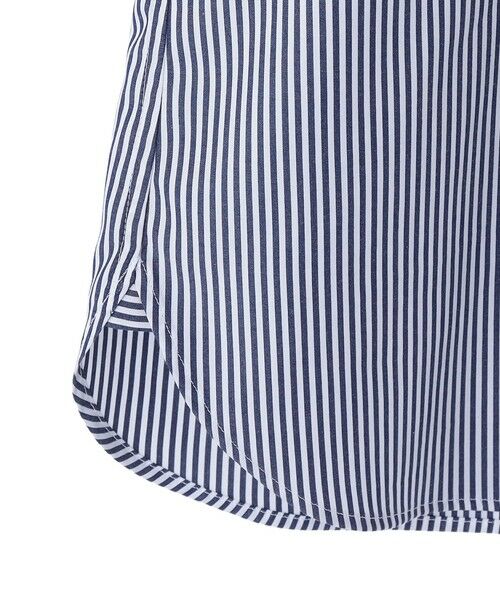 KEITH Lサイズ / キースエルサイズ シャツ・ブラウス | 【Lサイズ】ロンドンストライプスタンドカラーブラウス | 詳細8