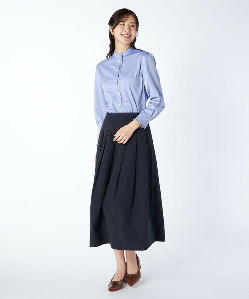 KEITH Lサイズ / キースエルサイズ シャツ・ブラウス | 【Lサイズ】ピンオックススタンドカラーブラウス | 詳細1