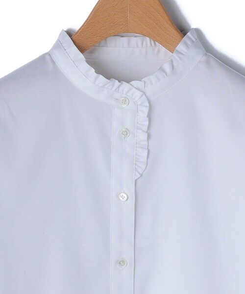 KEITH Lサイズ / キースエルサイズ シャツ・ブラウス | 【Lサイズ】ピンオックススタンドカラーブラウス | 詳細10