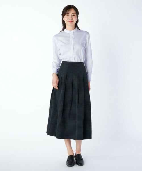 KEITH Lサイズ / キースエルサイズ シャツ・ブラウス | 【Lサイズ】ピンオックススタンドカラーブラウス | 詳細9