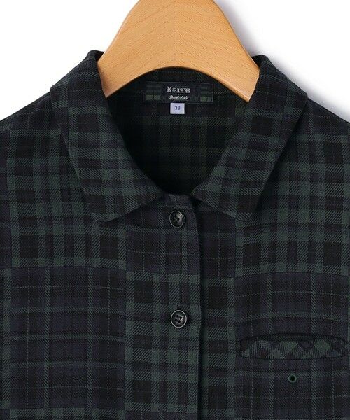 KEITH Lサイズ / キースエルサイズ シャツ・ブラウス | 【Lサイズ】コットンパッチワークブラウス | 詳細2