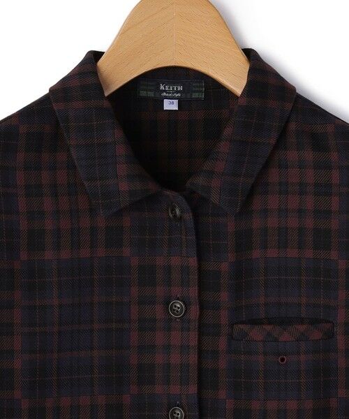 KEITH Lサイズ / キースエルサイズ シャツ・ブラウス | 【Lサイズ】コットンパッチワークブラウス | 詳細7