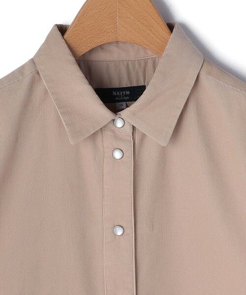 KEITH Lサイズ / キースエルサイズ シャツ・ブラウス | 【Lサイズ】シャツコールブラウス | 詳細7