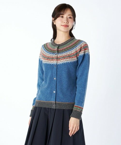 ERIBE エリべ ノルディック柄 セーター Lサイズ 人気 厚手 美品 ARCADE ニット セーター 秋服 ノルディック柄 オーバーサイズ